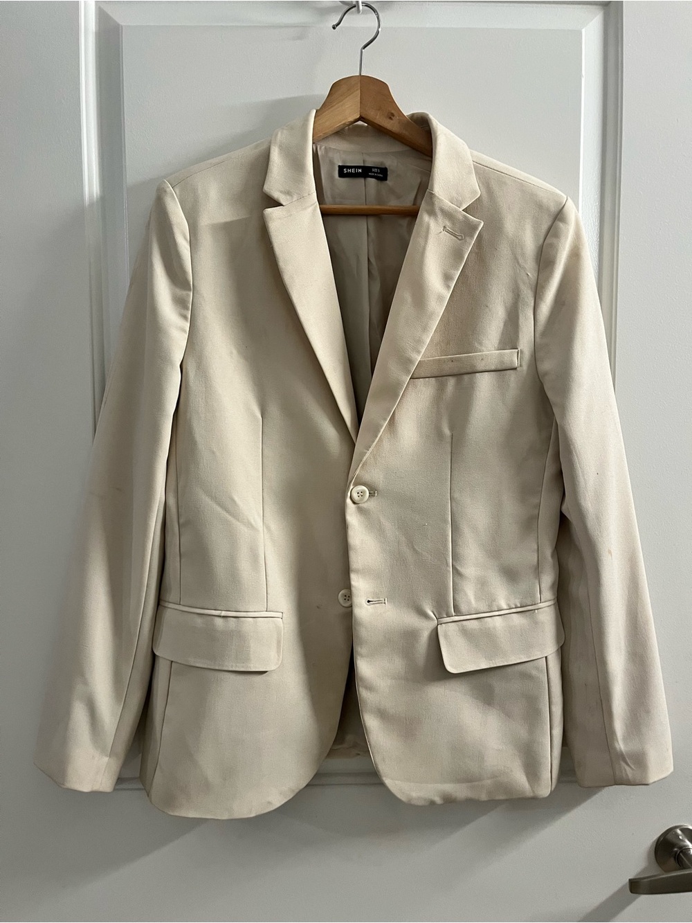 Cream blazer